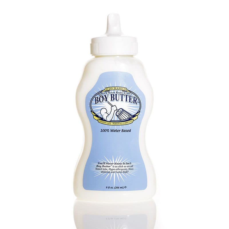 Lube - Water Based Boy Butter H2O 9oz Squeeze