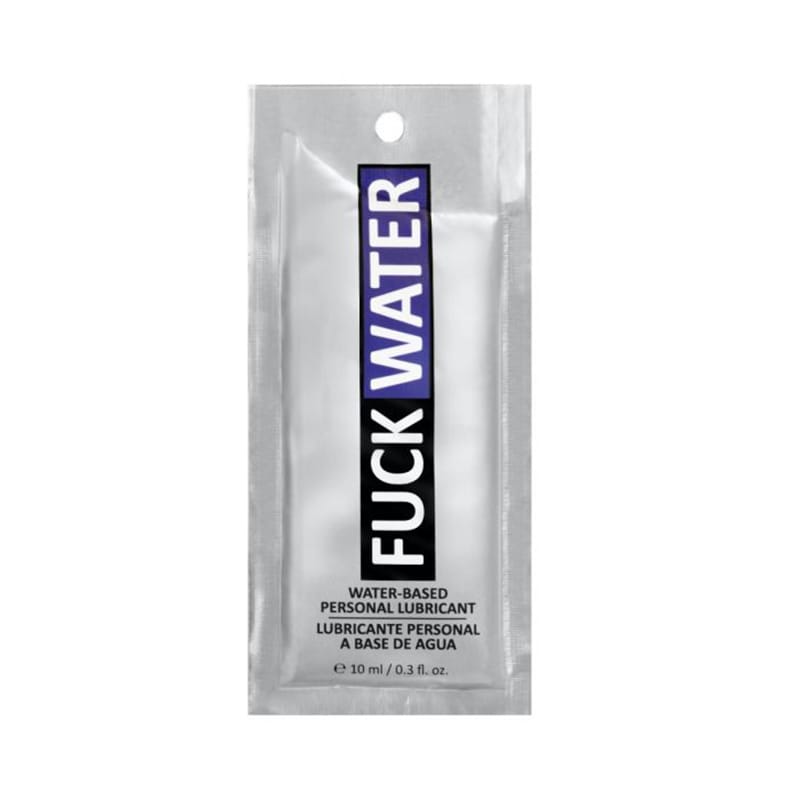 Lube - Water Based Fuck Water Original H2O .3oz Pack 100/Bx
