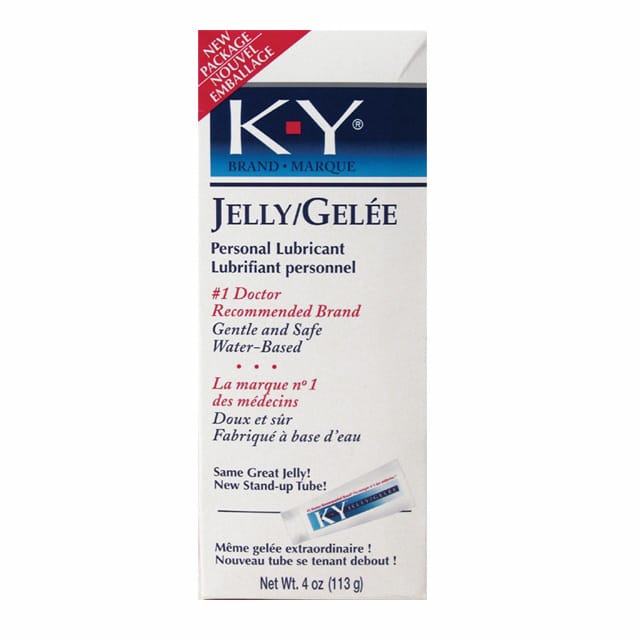Lube - Water Based K-Y Jelly 4oz. Tube