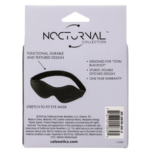 Masks Nocturnal Collection Eye Mask - Black