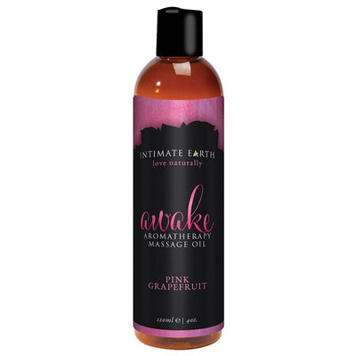 Intimate Earth Awake Massage Oil - 120 mL / 4 fl oz