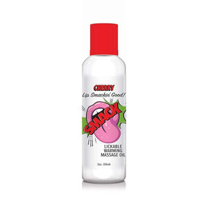 Massage - Oils Lotions Creams & Glides Smack Lickable Massage Oil Cherry 2oz