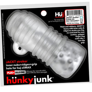 Masturbation Sleeves Jackt Stroker - Clear Ice