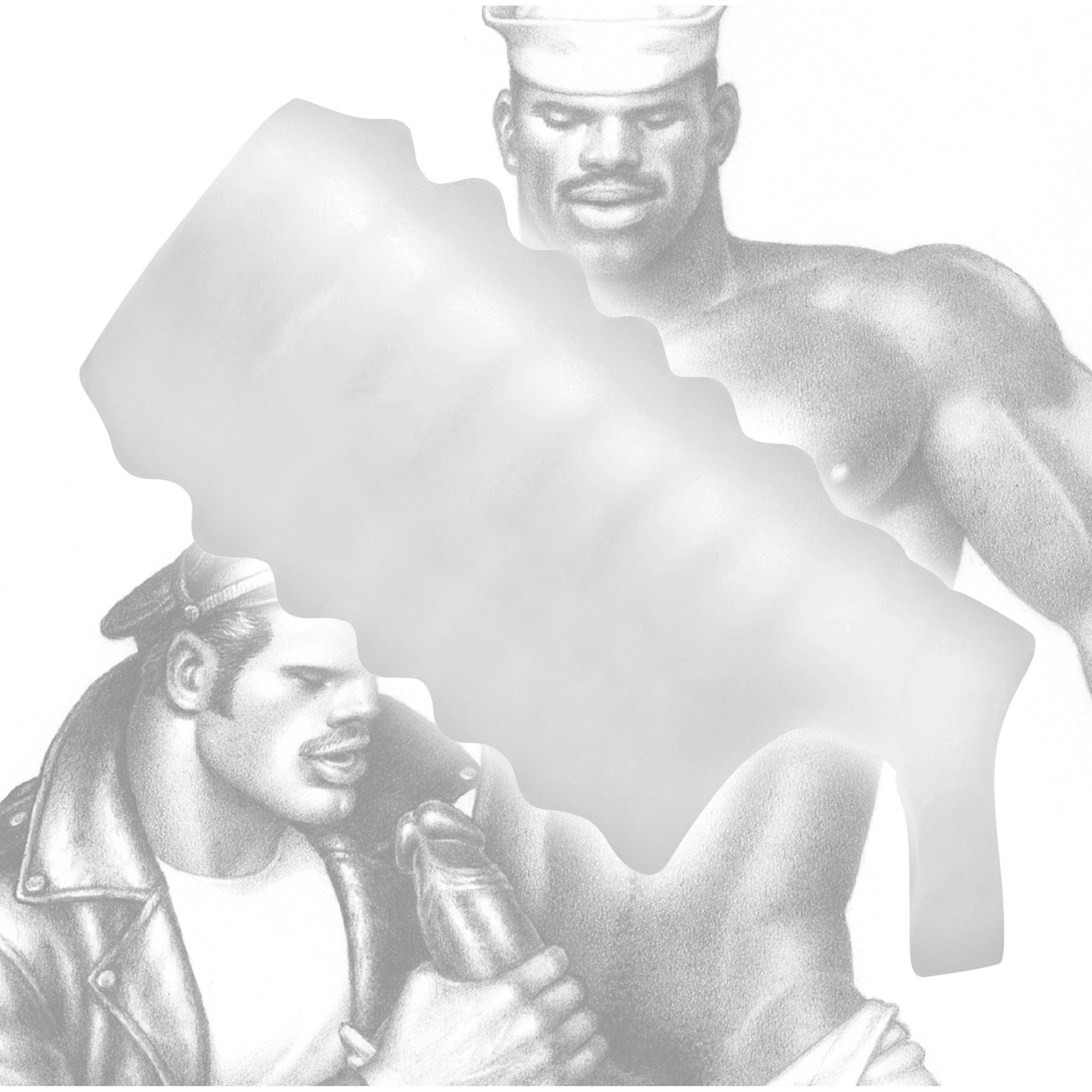 Masturbation Toys Tom of Finland Ribbed TPR Stroker Sheath with Integrated Strap