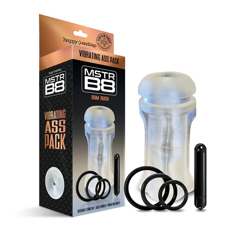 Masturbators - Pocket Pals & Strokers Happy Ending Mstr B8 Vibe Ass Pack 5pc