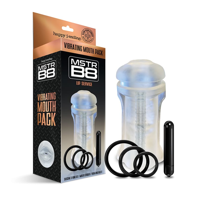 Masturbators - Pocket Pals & Strokers Happy Ending Mstr B8 Vibe Oral Pack 5pc