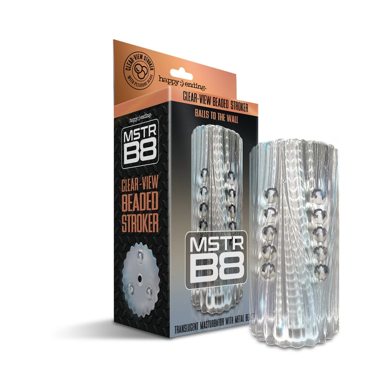 Masturbators - Pocket Pals & Strokers MSTR B8 Clear Stroker Balls to the Wall