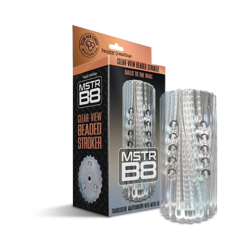 Masturbators - Pocket Pals & Strokers MSTR B8 Clear Stroker Balls to the Wall