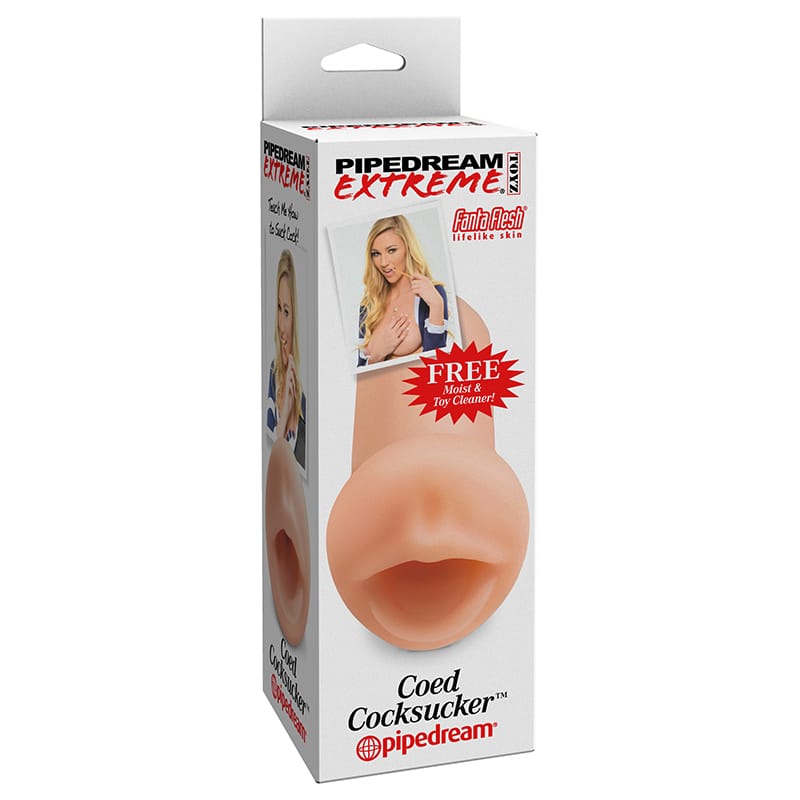 Masturbators - Pocket Pals & Strokers PDX Coed Cocksucker Oral Stroker Beige