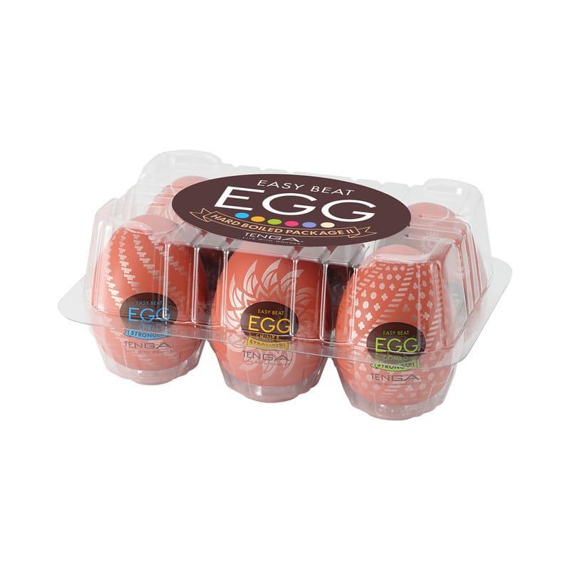 Masturbators - Pocket Pals & Strokers Tenga EGG Variety Pack Hard Boiled II