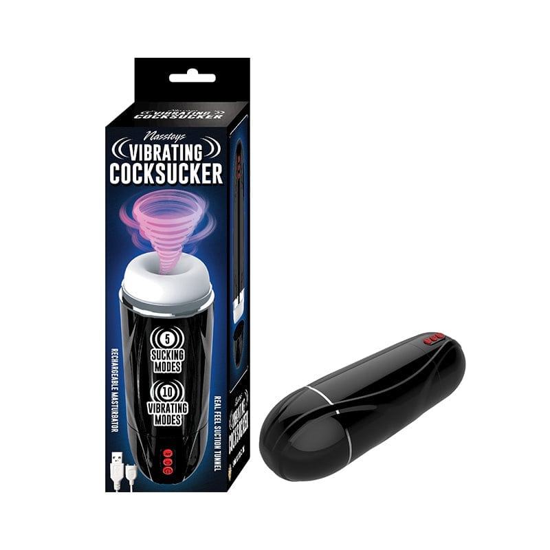 MASTURBATORS Vibrating Cocksucker Black