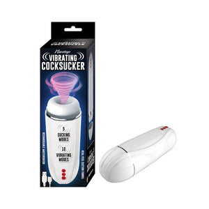 MASTURBATORS Vibrating Cocksucker White
