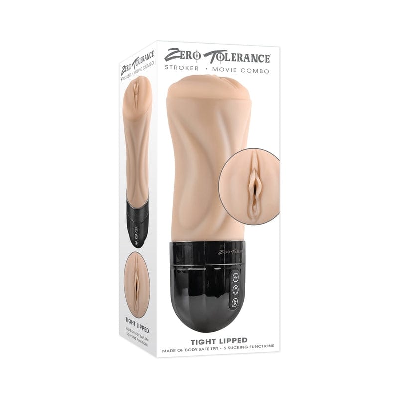 MASTURBATORS ZT Tight Lipped Recha Stroker w/Suct Lig
