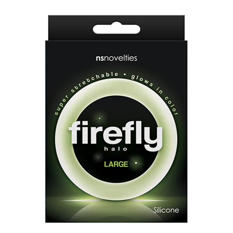 Men - Cock Rings Firefly Halo Cock Ring Large Clear