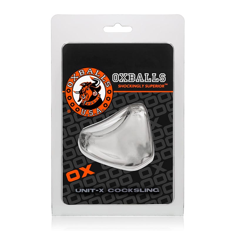 Men - Cock Rings OxBalls Unit-X, Cocksling, Clear