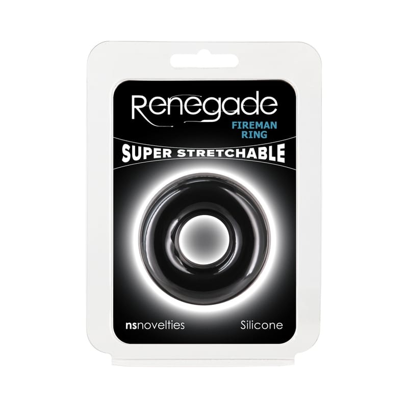 Men - Cock Rings Renegade Fireman Ring Medium Black