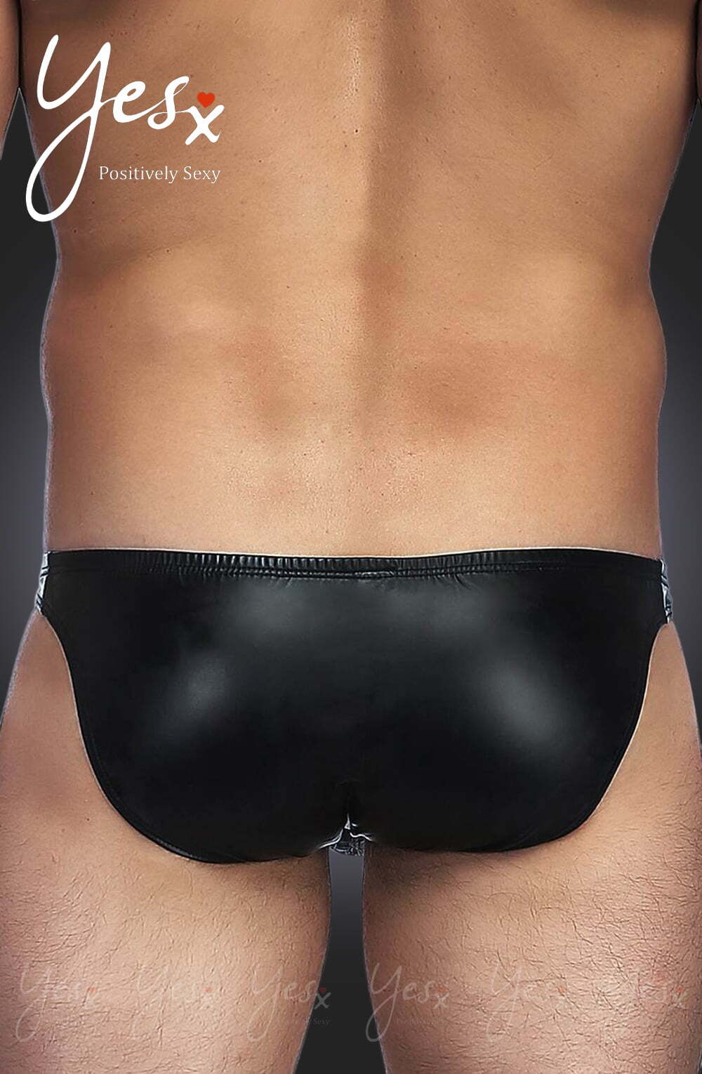 Men's YesX YX969 Men's Brief Black