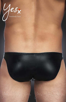 Men's YesX YX969 Men's Brief Black
