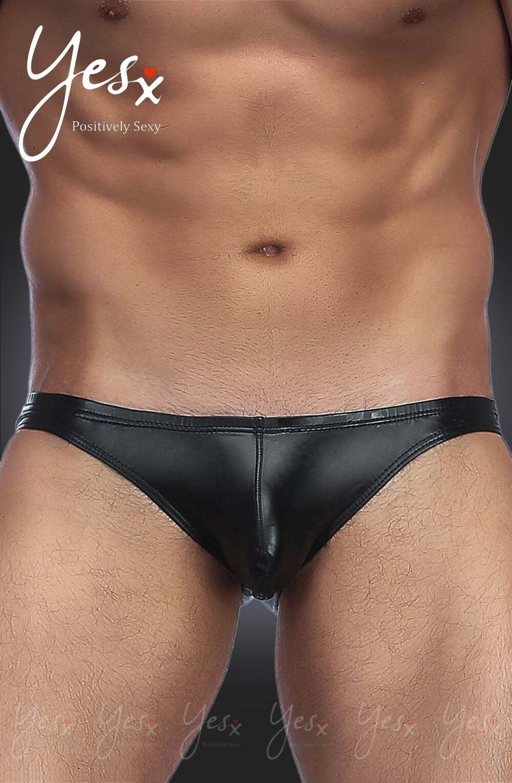 Men's YesX YX969 Men's Brief Black