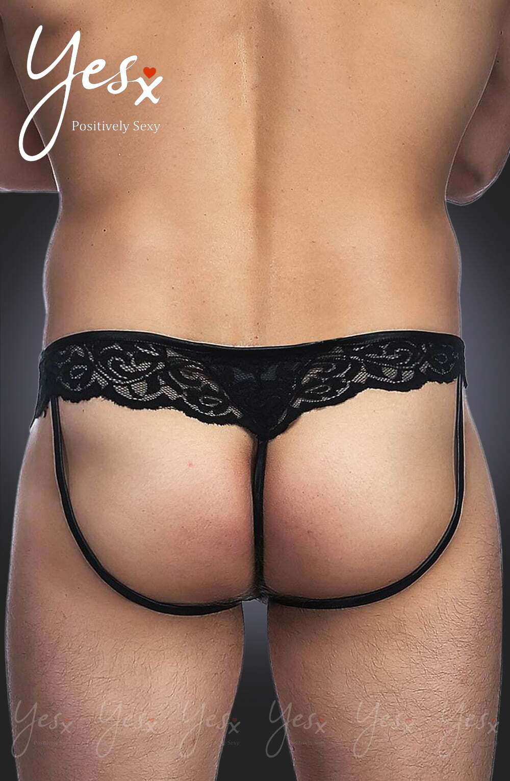 Men's YesX YX970 Men's Brief Black