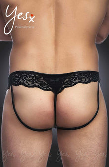 Men's YesX YX970 Men's Brief Black