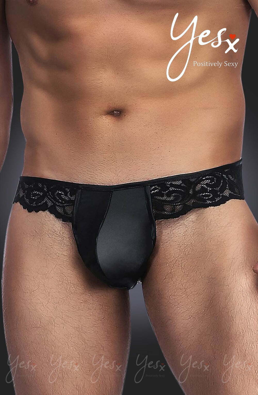 Men's YesX YX970 Men's Brief Black