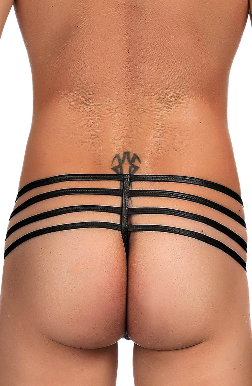 Men's YesX YX971 Men's Thong Black