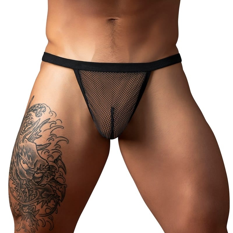 Men - Underwear MP Fishnet 2.0 G-String Black O/S