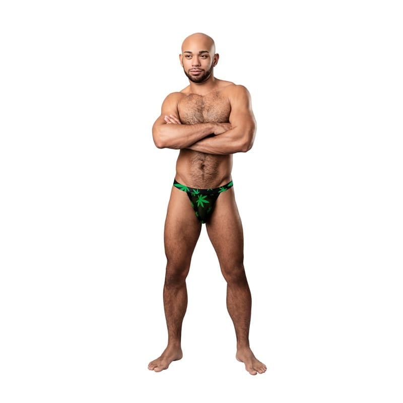 Men - Underwear MP Hazy Dayz Micro Thong Pot Leaf S/M