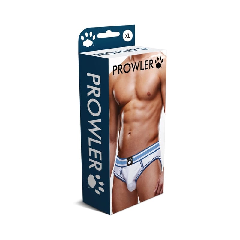 Men - Underwear Prowler Open Brief White/Blue XL