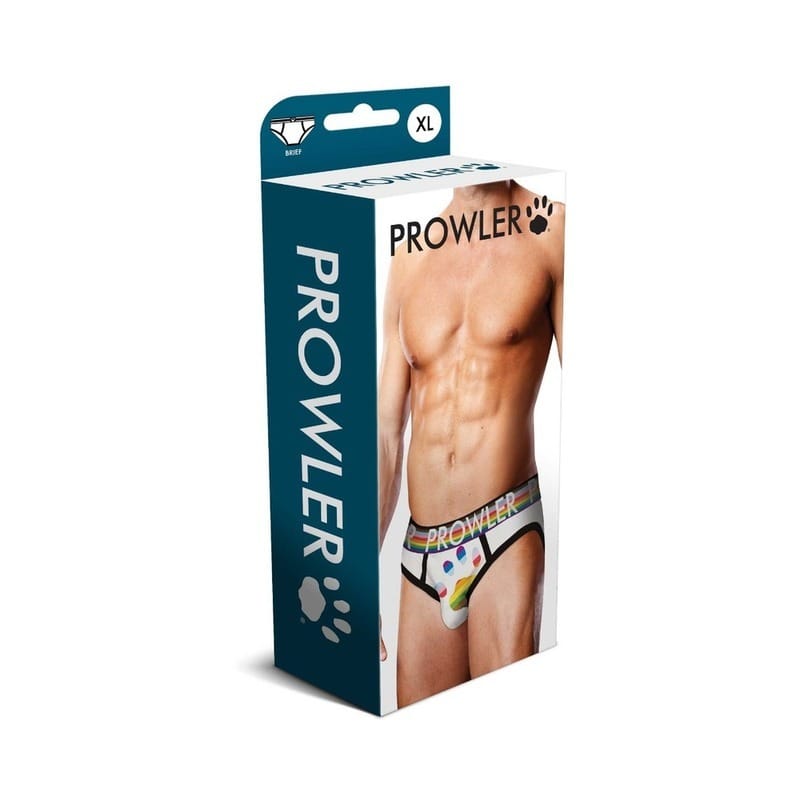 Men - Underwear Prowler Oversized Paw Brief White XL