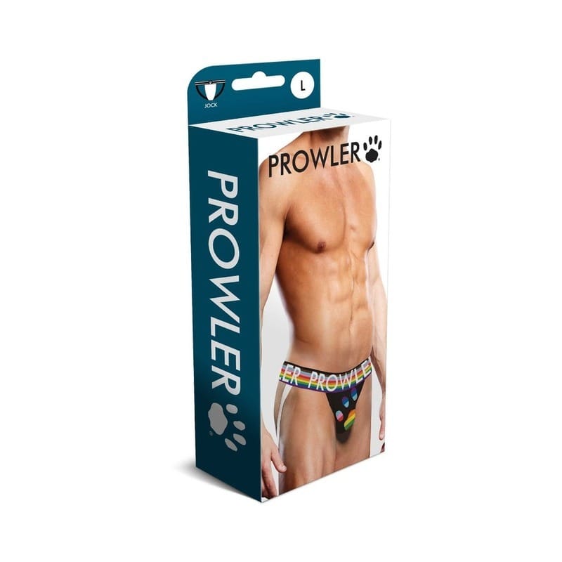 Men - Underwear Prowler Oversized Paw Jock Strap Black L
