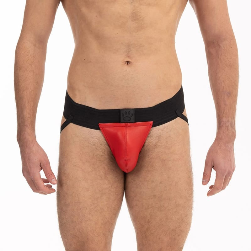 Men - Underwear Prowler RED Pouch Jock Black/Red Large