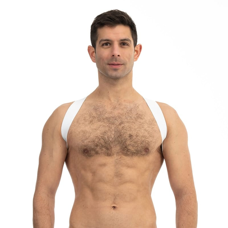 Men - Underwear Prowler RED Sports Harness Lit White S/M