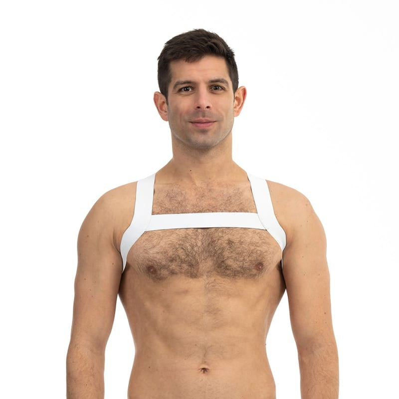Men - Underwear Prowler RED Sports Harness White L/XL
