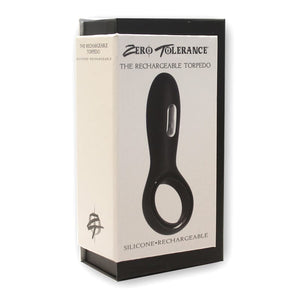 Men - Vibrating Cock Rings ZT The Rechargeable Torpedo Black