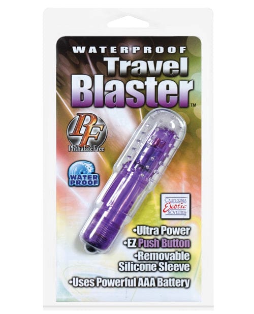 Micro, Mini, Etc Travel Blaster w/Silicone Sleeve Waterproof - Purple