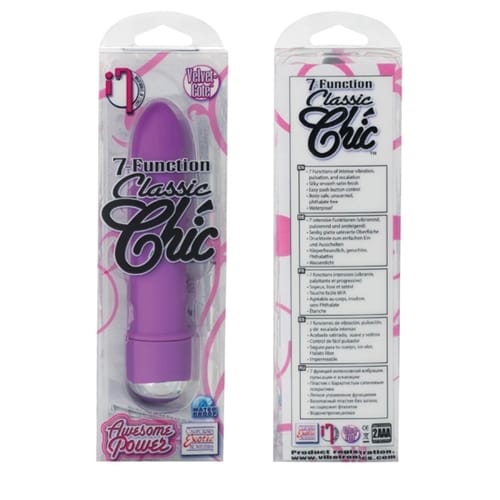 Mini & Slim Vibrators 7 Function Classic Chic - Mini Vibe - Purple