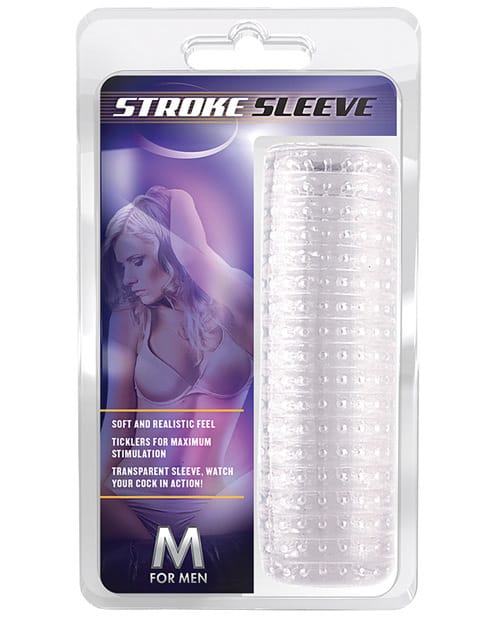 Miscellaneous Masturbators Blush M for Men Stroke Sleeve - Clear