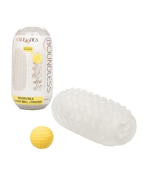 Miscellaneous Masturbators Boundless Reversible Squishy Ball Stroker - Yellow