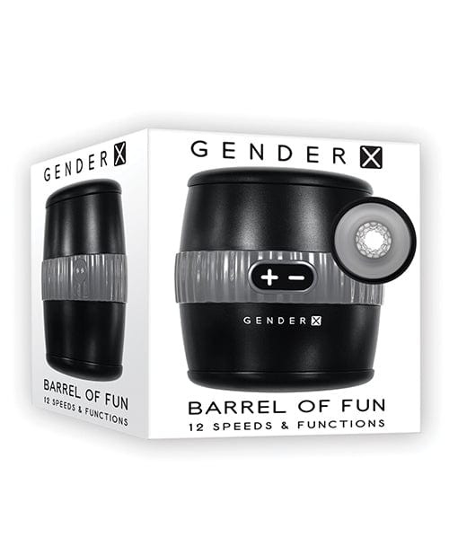 Miscellaneous Masturbators Gender X Barrel of Fun Dual-Entry Vibrating Stroker