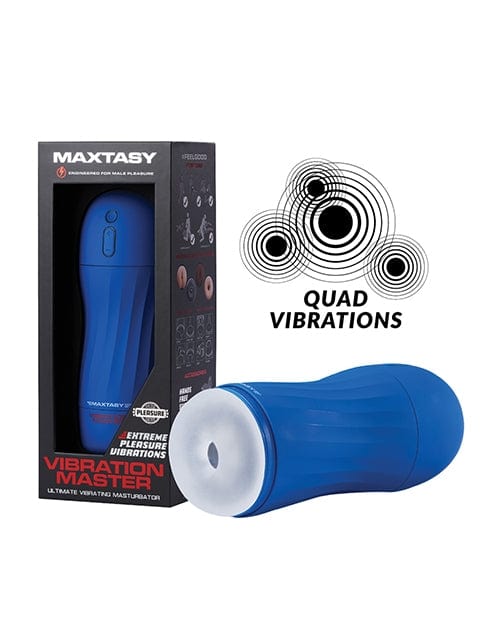 Miscellaneous Masturbators Maxtasy Vibration Master Standard - Clear Non Realistic