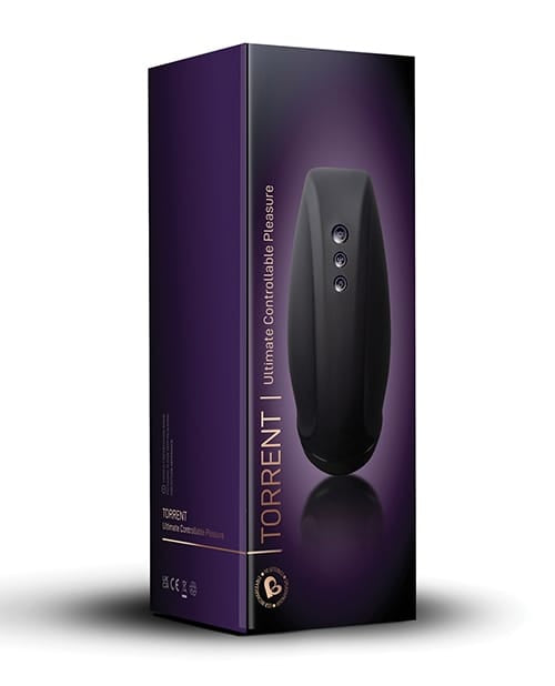 Miscellaneous Masturbators Rocks Off Torrent Rechargeable Stroker - Black