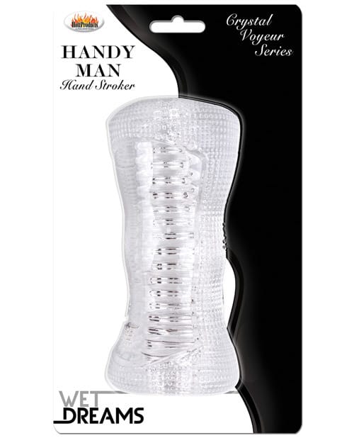 Miscellaneous Masturbators Wet Dreams Handy Man Stroker - Clear