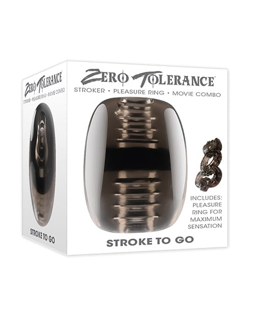 Miscellaneous Masturbators Zero Tolerance Stroke To Go - Black