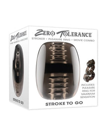 Miscellaneous Masturbators Zero Tolerance Stroke To Go - Black