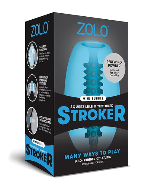 Miscellaneous Masturbators ZOLO Mini Bubble Stroker - Blue