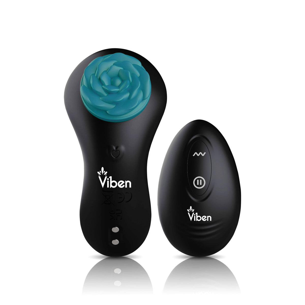Miscellaneous Viben Secret Seduction Remote Panty Vibrator - Black/Ocean