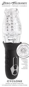 Mouth Masturbators Cyclone - Clear/black