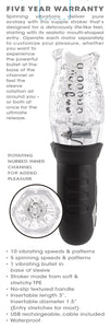 Mouth Masturbators Cyclone - Clear/black